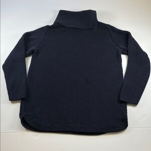 Talbots Women’s  Elegant Navy Turtleneck Sweater Sz M
